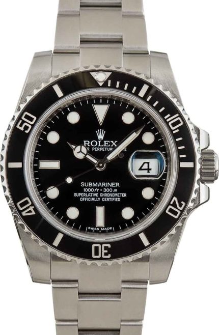 Pre-Owned Rolex Submariner 116610 Stainless Steel