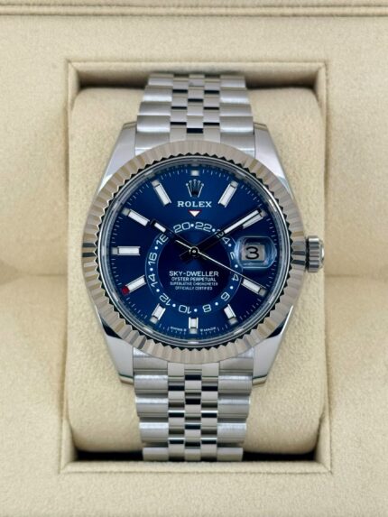 NEW 2025 Rolex Sky-Dweller 42mm 336934 Jubilee Blue Dial